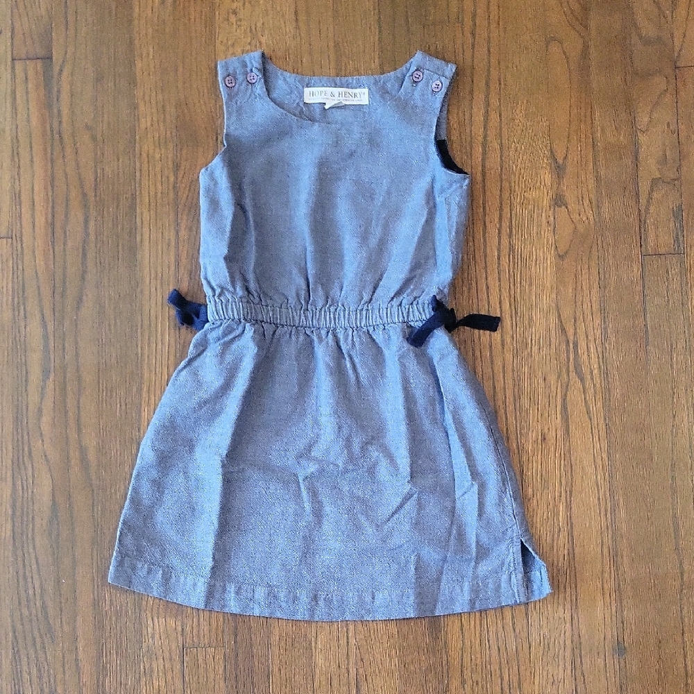 Chambray Organic Kids Casual Dress